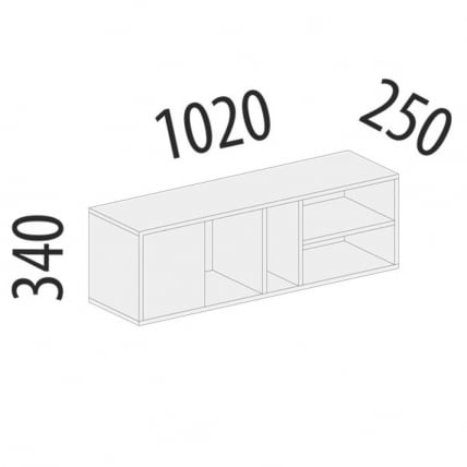 Полка (лев/прав) Рубин 40.100_4