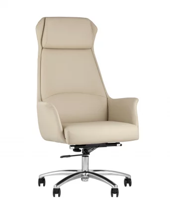 Кресло руководителя ТопЧаирс Викинг Бежевое / TopChairs Viking_0