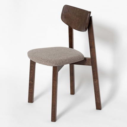 Стул с мягким сиденьем Вега Blue кашемир Орех_2