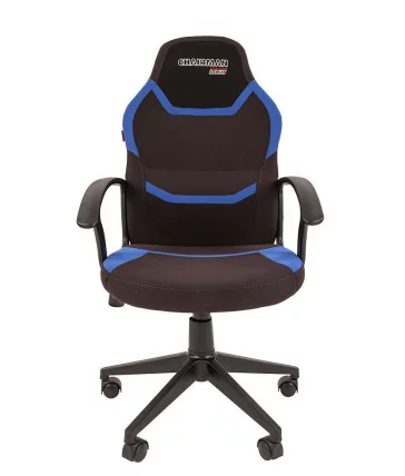 Кресло для геймеров CHAIRMAN GAME 9 NEW Черный-синий_1
