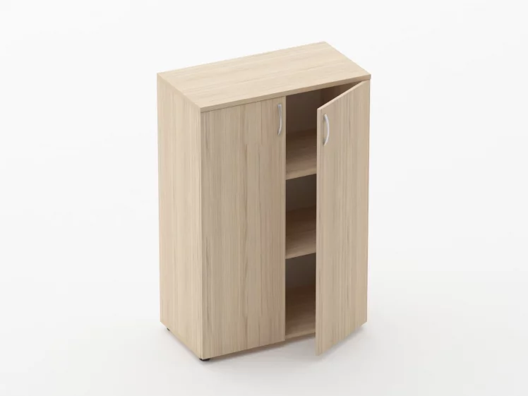 Шкаф средний закрытый Glassy 6.12.131 Бук светлый_1