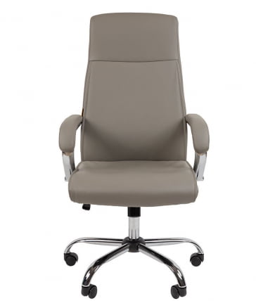 Кресло для руководителя CHAIRMAN CH425 экокожа Серый_1