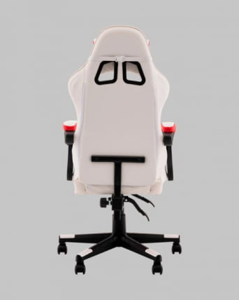 Кресло спортивное TopChairs Phantom бело-красный_4