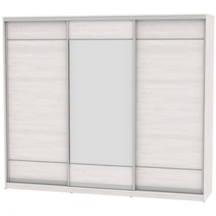 Шкаф-купе B-220х270х60-3(ЯАС-D7D8D7)_0