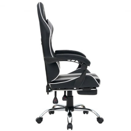 Кресло компьютерное CROMEX (КРОМЕКС) Wave GM-145 экокожа черное/серое_6