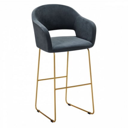 Кресло Бар Oscar Б Diag grey/Линк золото_0