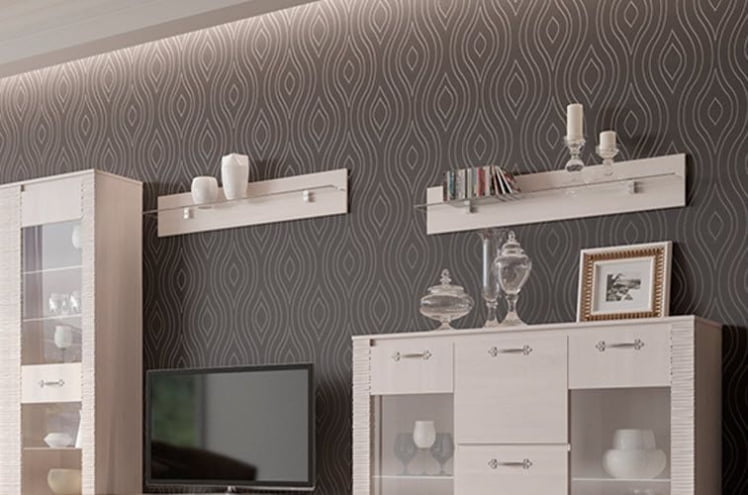 Полка Элана (белый глянец)_1