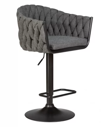 Стул барный DOBRIN LEON Графитовая ткань LAR-275-21_1