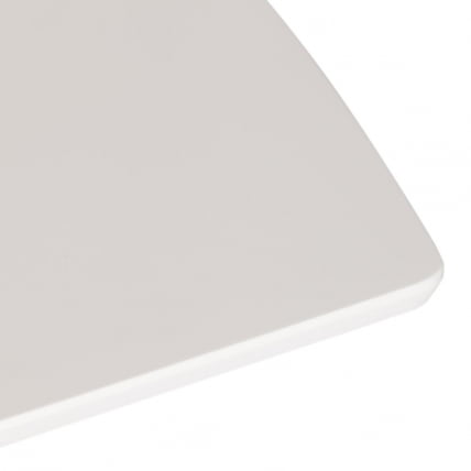 Стол обеденный раскладной Claire столешница МДФ, опоры дерево гевея, белый / натуральное дерево, 110+30 x 75 x 75см_4