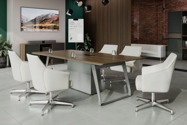 Стол переговорный QUARTZ QZ.0102.BW.GF_3