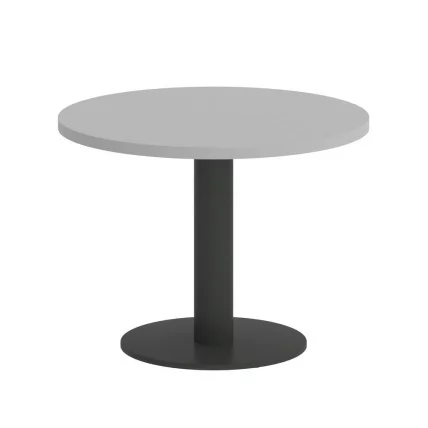 Стол журнальный круглый HOME OFFICE VR.SP-5-60.1G Серый/Антрацит металл_0