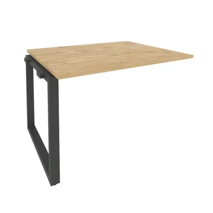 Проходной наборный элемент переговорного стола ONIX O.MO-NPRG-2 Тиквуд Светлый/Антрацит_0