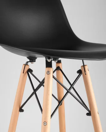 Стул Еамес ДСВ барный Черный / Eames DSW_7