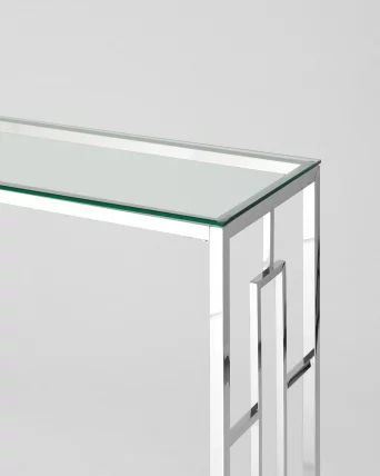 Консоль БРУКЛИН 120x40 Серебро_3