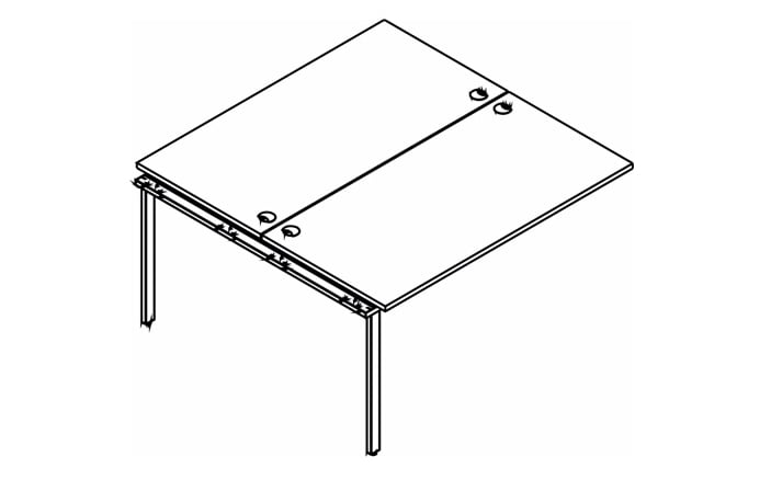 Приставка к рабочей станции XTEN GLOSS XIGWST 1614 Бук Тиара_0
