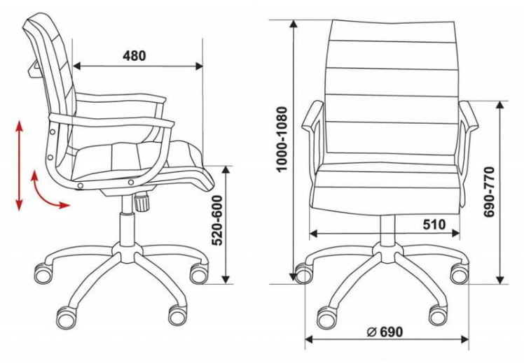 Кресло офисное Бюрократ CH-994AXSN (Б)_6