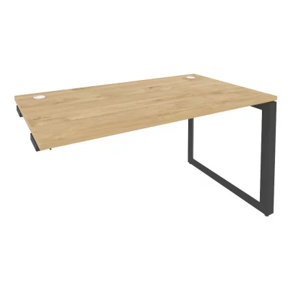 Стол-приставка на О-образном м/к к опорным элементам ONIX O.MO-SPR-3.8 Тиквуд Светлый/Антрацит_0