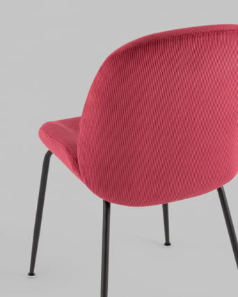 Стул Beetle велюр Красный_8