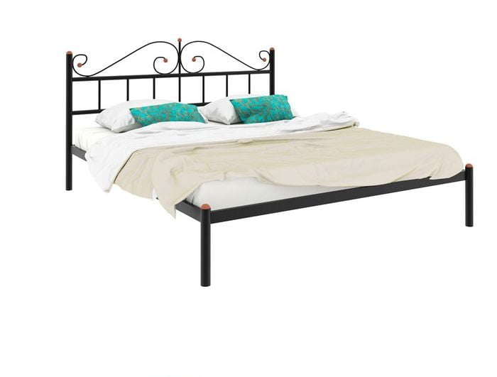 Кровать Диана 1200х1900 Черная_0