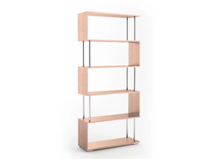 Стеллаж Зигзаг 1 дуб млечный_0