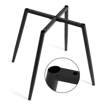 Стул обеденный La Rousse NEW, ткань рогожка, коричневый/черный, 3М7-147, 45x55x93 см_9