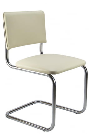 Стул Сильвия 02S Бежевый/Металл Хром гальв._0
