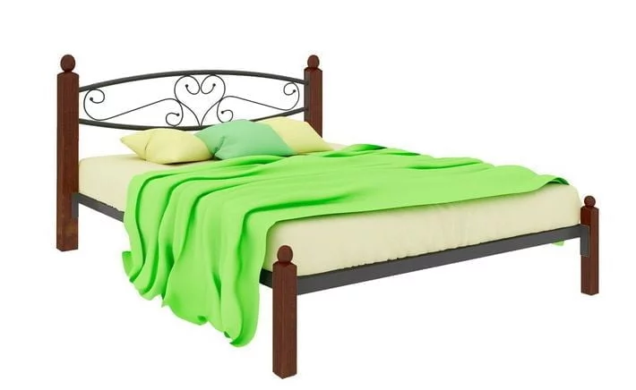 Кровать Каролина Lux 1400х1900 Желтая_0