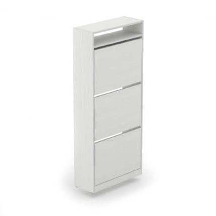 Тумба для обуви 3-х уровневая Выбеленное дерево_0