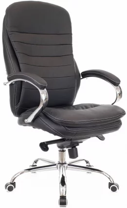 Кресло для руководителя Everprof Valencia M Экокожа Черный_0