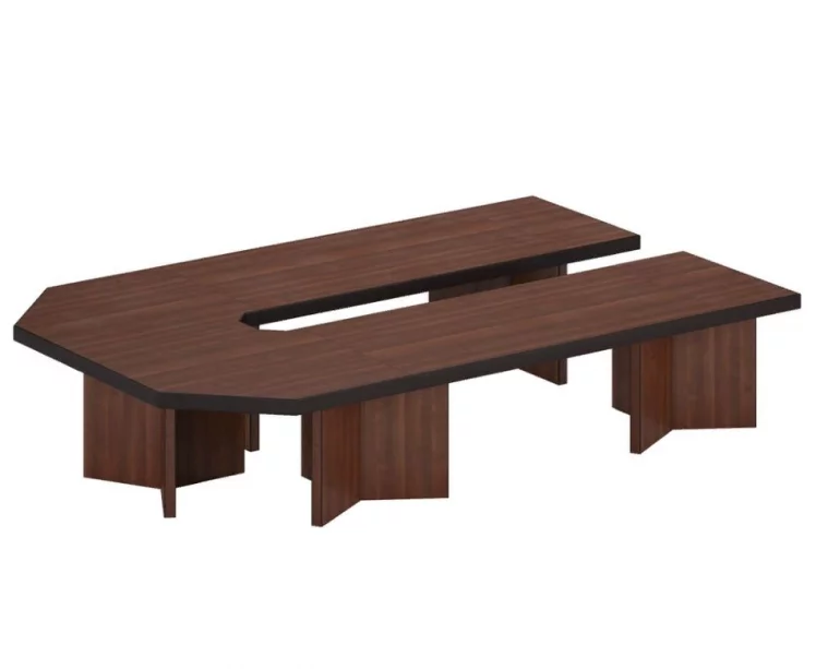 Система столов переговоров BERN 4 Темный орех_0