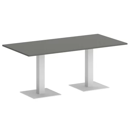 Стол прямоугольный HOME OFFICE VR.SP-5-180.2 Металлик/Белый металл_0