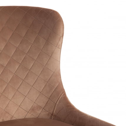 Стул MANTRA (mod. 713) ткань/металл, 49х61х82 см, высота до сидения 49 см, бежевый barkhat 5/черный_5