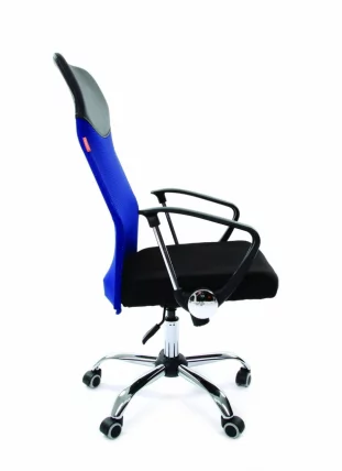 Кресло руководителя CHAIRMAN 610 Синий черный_2