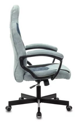 Кресло игровое Бюрократ VIKING 6 KNIGHT BL FABRIC Синий_2