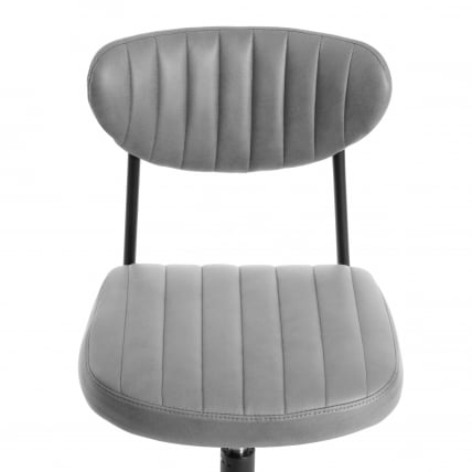 Кресло SLIM иск. замша, Grey (Cерый)_5