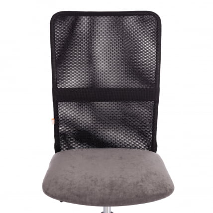 Кресло офисное START флок/ткань, серый/черный, 29/W-11_5