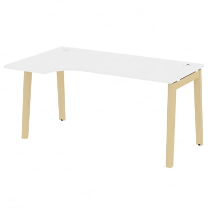 Стол эргономичный левый ONIX WOOD OW.SA-1(L) Белый Бриллиант/Светлый_0