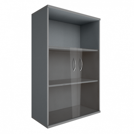 Шкаф средний широкий Riva А.СТ-2.2 Серый_0