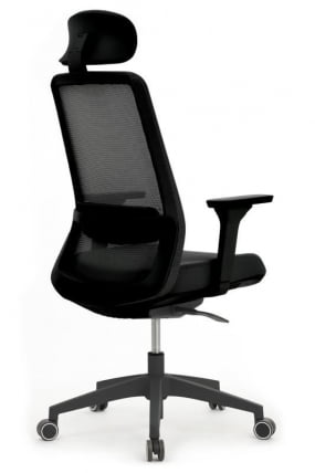 Кресло Work W-218C BLACK Черный_2