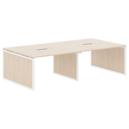 Конференц-стол XTEN-QP XQPSCT 2714 Бук Тиара Белый_0