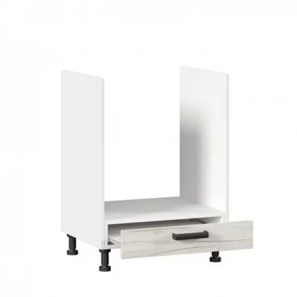 Тумба кухонная 600 для встраиваемой техники Винченца ЛД 234.250.000.014 Белый Дуб Крафт белый_1