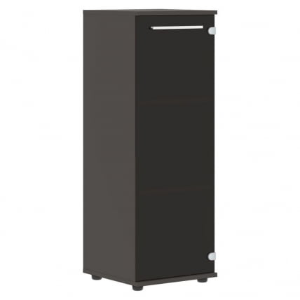 Шкаф-колонка со стеклянной дверью правый ЕДИС ЕМCС 42.2 Р Белый Мокко / EDIS EMCS R_0