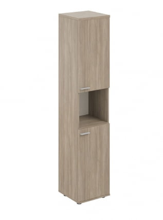 Шкаф высокий с нишей правый Sigma SG.846.OD.OD.OD.R Дуб темный_0