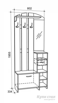 Прихожая Мила Венге_1