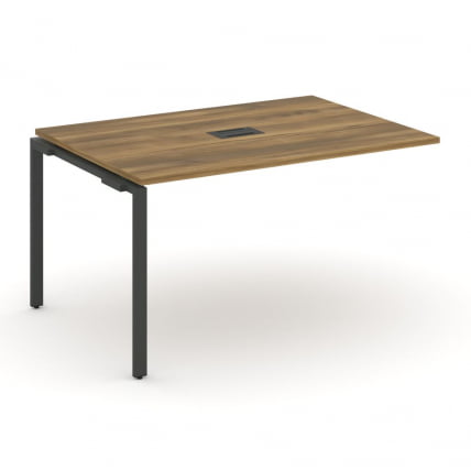 Проходной наборный элемент переговорного стола CONCEPT CN.NPRG-012 Сандал Янтарный Антрацит_0