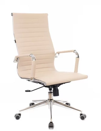 Кресло руководителя Everprof Rio T Экокожа Бежевый_1