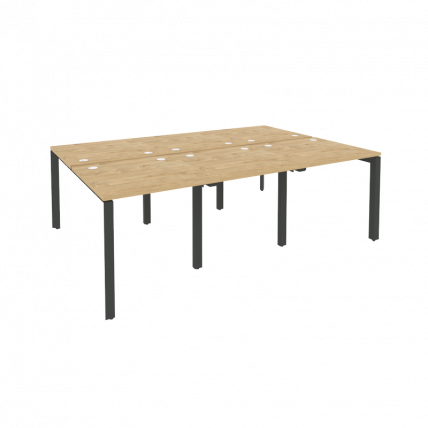 Рабочая станция на П-образном м/к ONIX O.MP-D.RS-6.0.8 Тиквуд Светлый/Антрацит_0