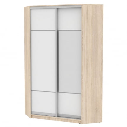 Шкаф-купе ЙА-230х1250-2(ДСС-Белый-Д4Д3) / YA-230х1250-2(ДСС-Белый-D4D3)_0