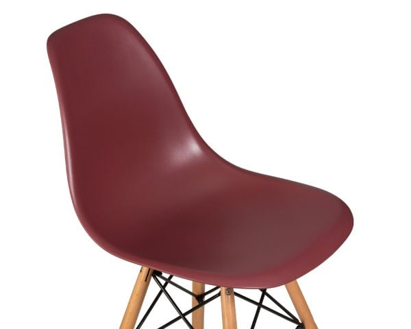 Стул обеденный DOBRIN DSW (ножки светлый бук, цвет сливовый (R-13)) 4 шт_6