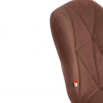 Кресло SELFI флок , коричневый, 6_7